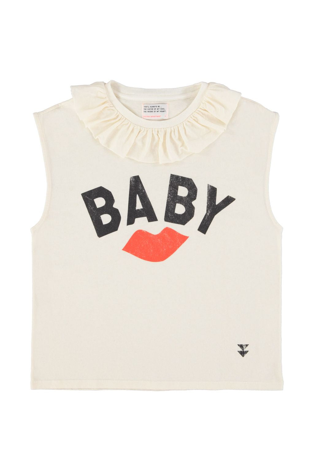 T-shirt sans manches avec col
