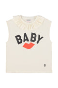 T-shirt sans manches avec col