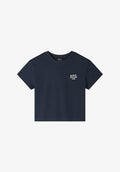 T-shirt BOXY RUE MADAME dark navy/écru