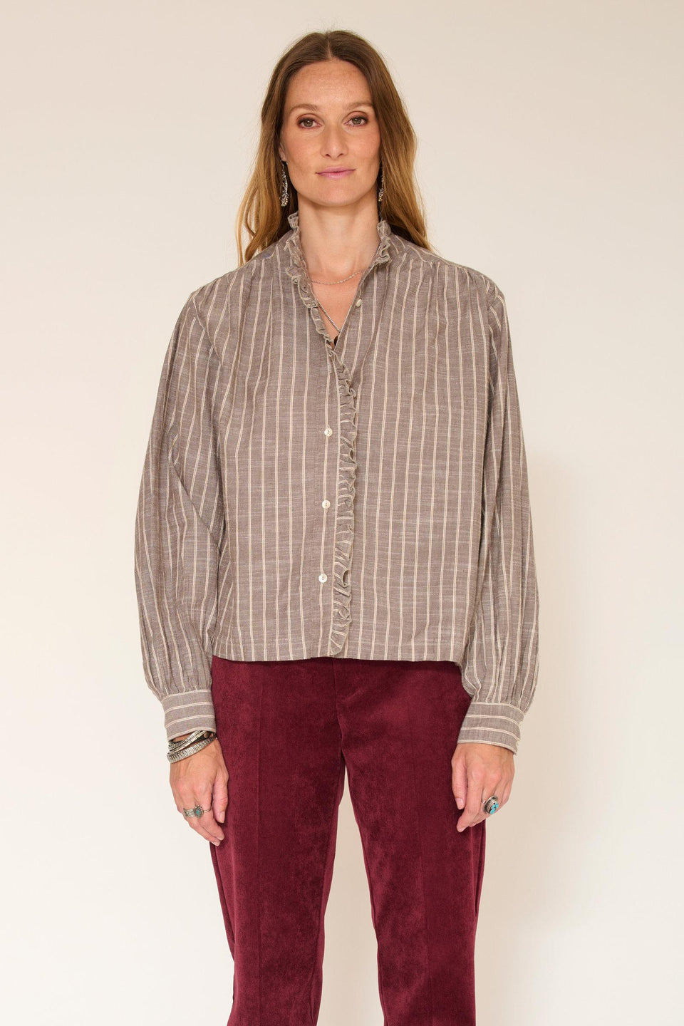 Blouse CARTALI brun
