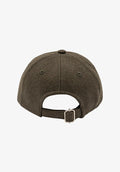 Casquette CHARLIE laine kaki chiné