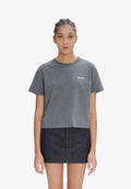 T-shirt BOXY PETIT VPC anthracitechiné/blanc