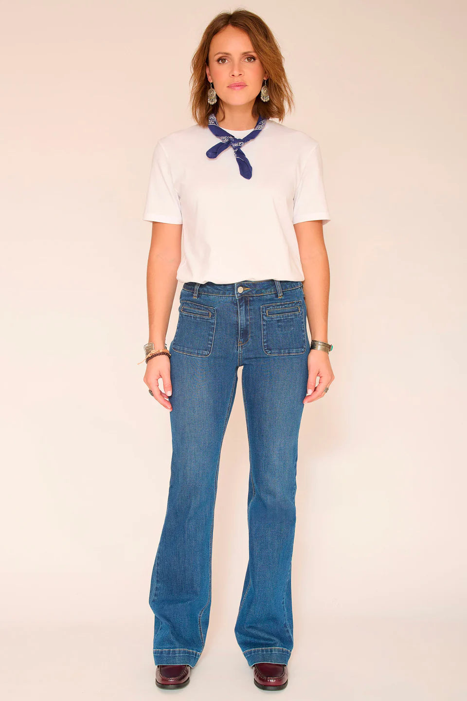 Jean THE DIANA WILSON BLUE TEXAS WASH