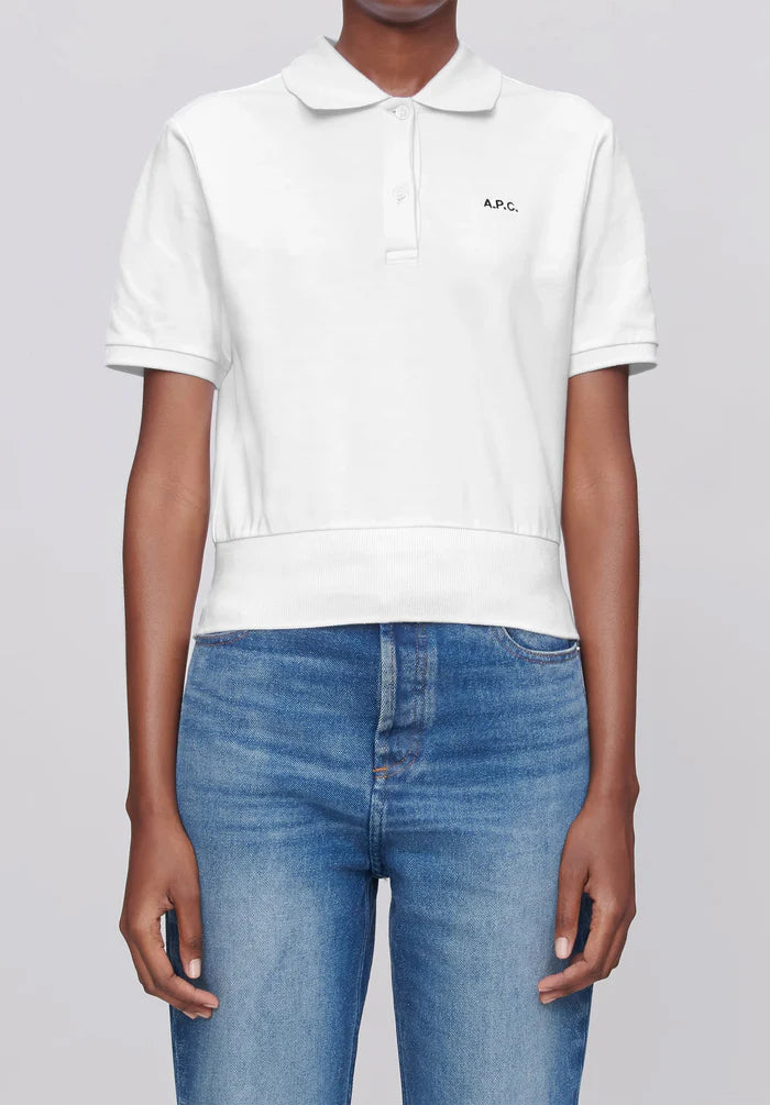 Polo OCÉANE blanc
