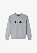 Sweat STANDARD GRAND VPC gris chiné/dark navy