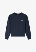 Sweat BOXY RUE MADAME dark navy/écru