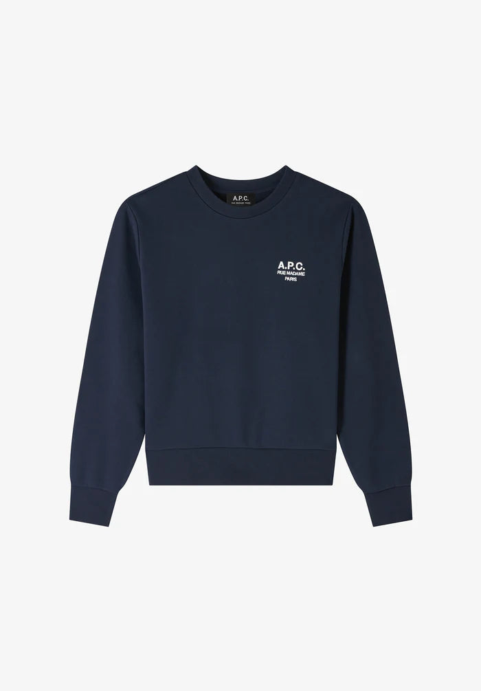 Sweat BOXY RUE MADAME dark navy/écru
