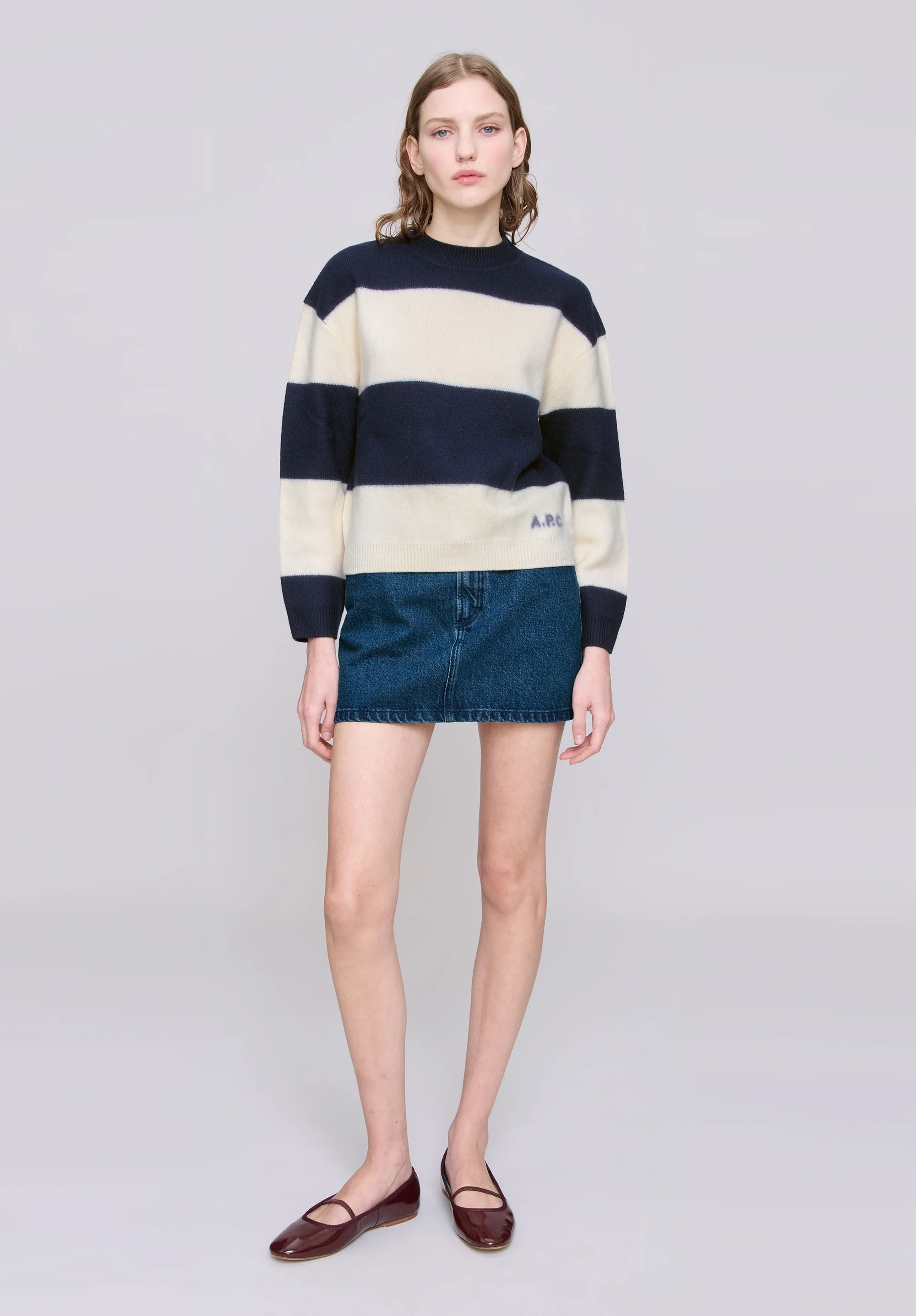 pull PENNY navy/écru