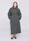 Manteau LEA gris chiné