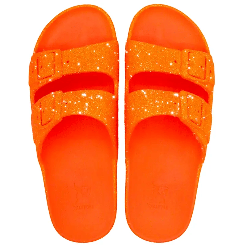 Sandale NEON orange fluo