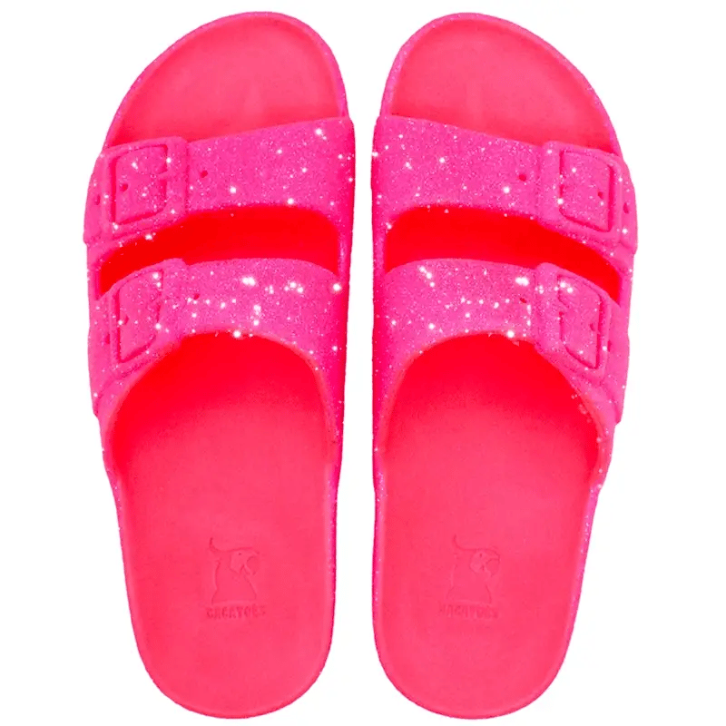 Sandale NEON rose fluo