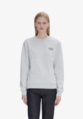 Sweat STANDARD RUE MADAME gris chiné/noir