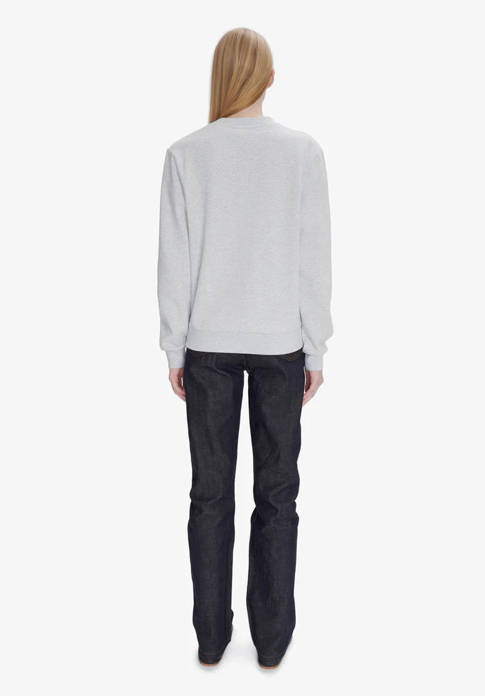 Sweat STANDARD RUE MADAME gris chiné/noir