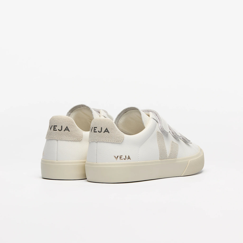 Baskets VEJA RECIFE LEATHER WHITE NATURAL