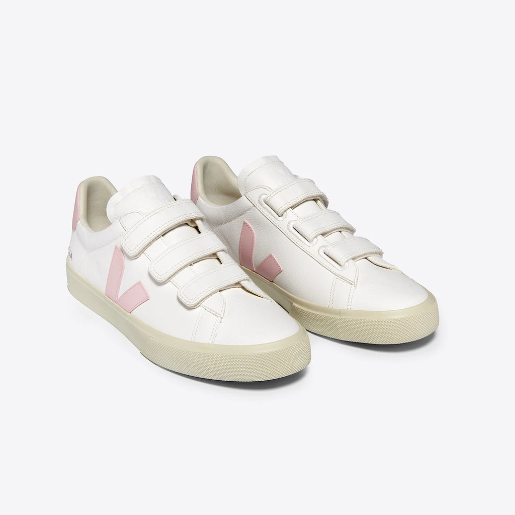 Baskets VEJA RECIFE LEATHER WHITE PETALE