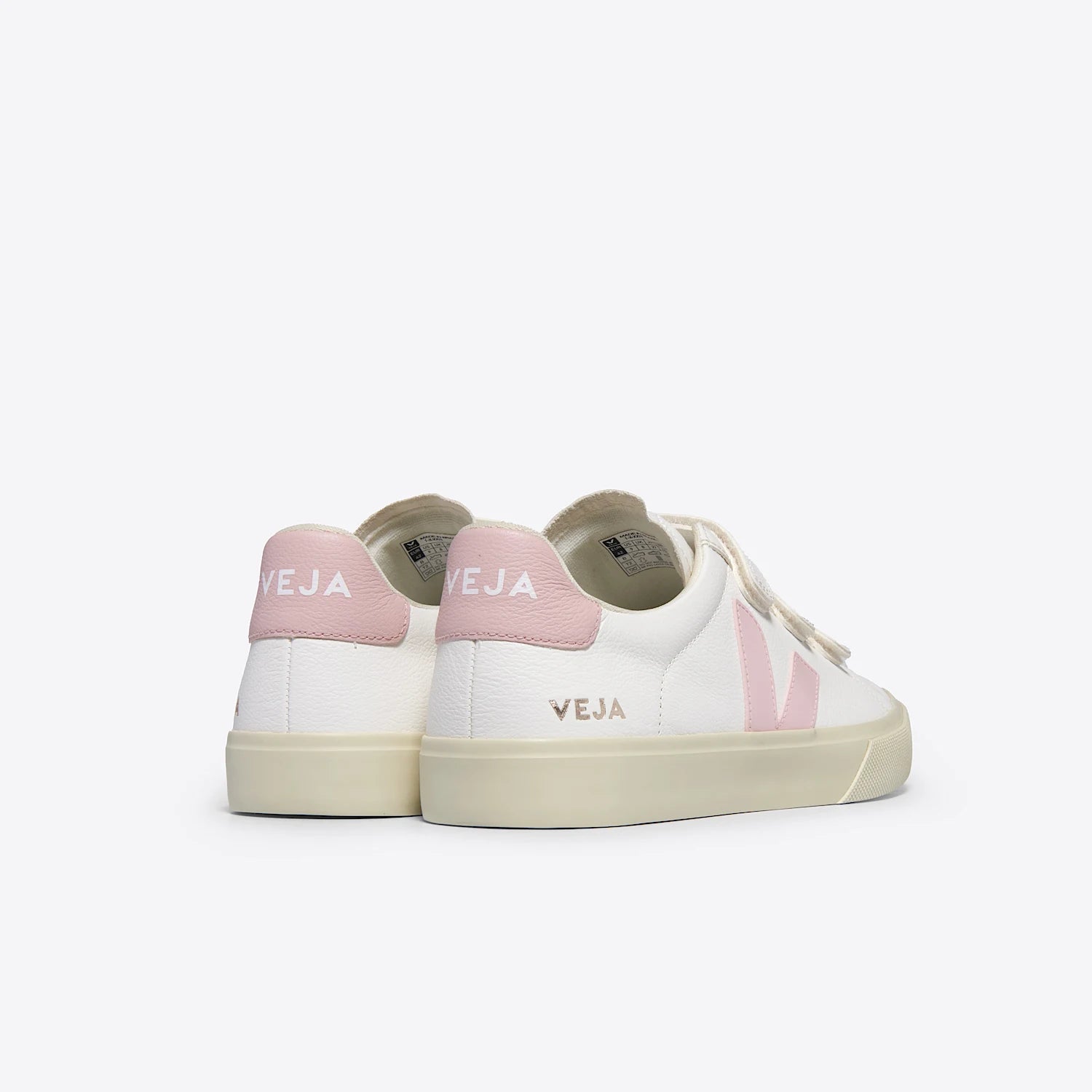 Baskets VEJA RECIFE LEATHER WHITE PETALE